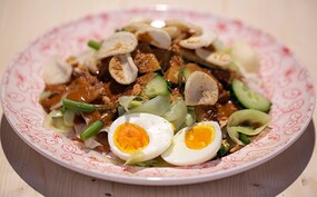 Rijst met gado gado