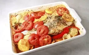 Dorade uit de oven van oma Habiba
