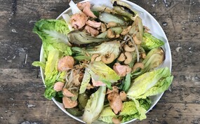 Maaltijdsalade met zalm