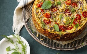 Griekse groentenquiche