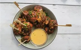 Gehaktballen BBQ Street