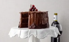 Chocoladdetaart met Rode Wijn
