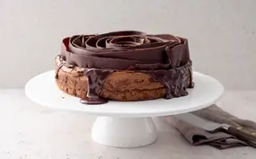 Cremige Chocoladetaart