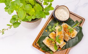 Eveline's Asian Favourites: dumplings met truffelsaus