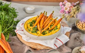 Snel met miljuschka frisse start Wortelhummus met salsa verde  