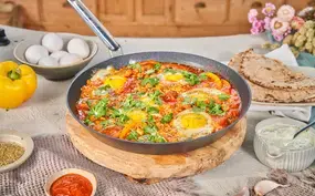 Snel met Miljuschka shakshuka 