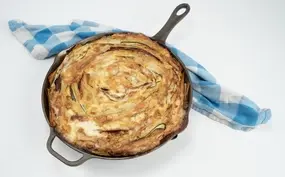 Tartiflette van de BBQ 