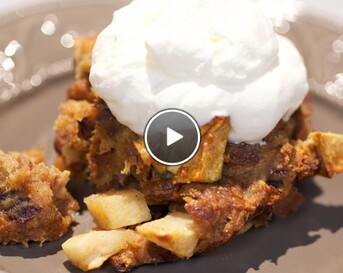 Appeltaartbroodpudding