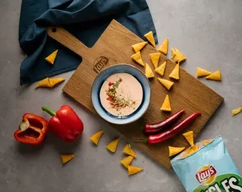pittige paprikadip