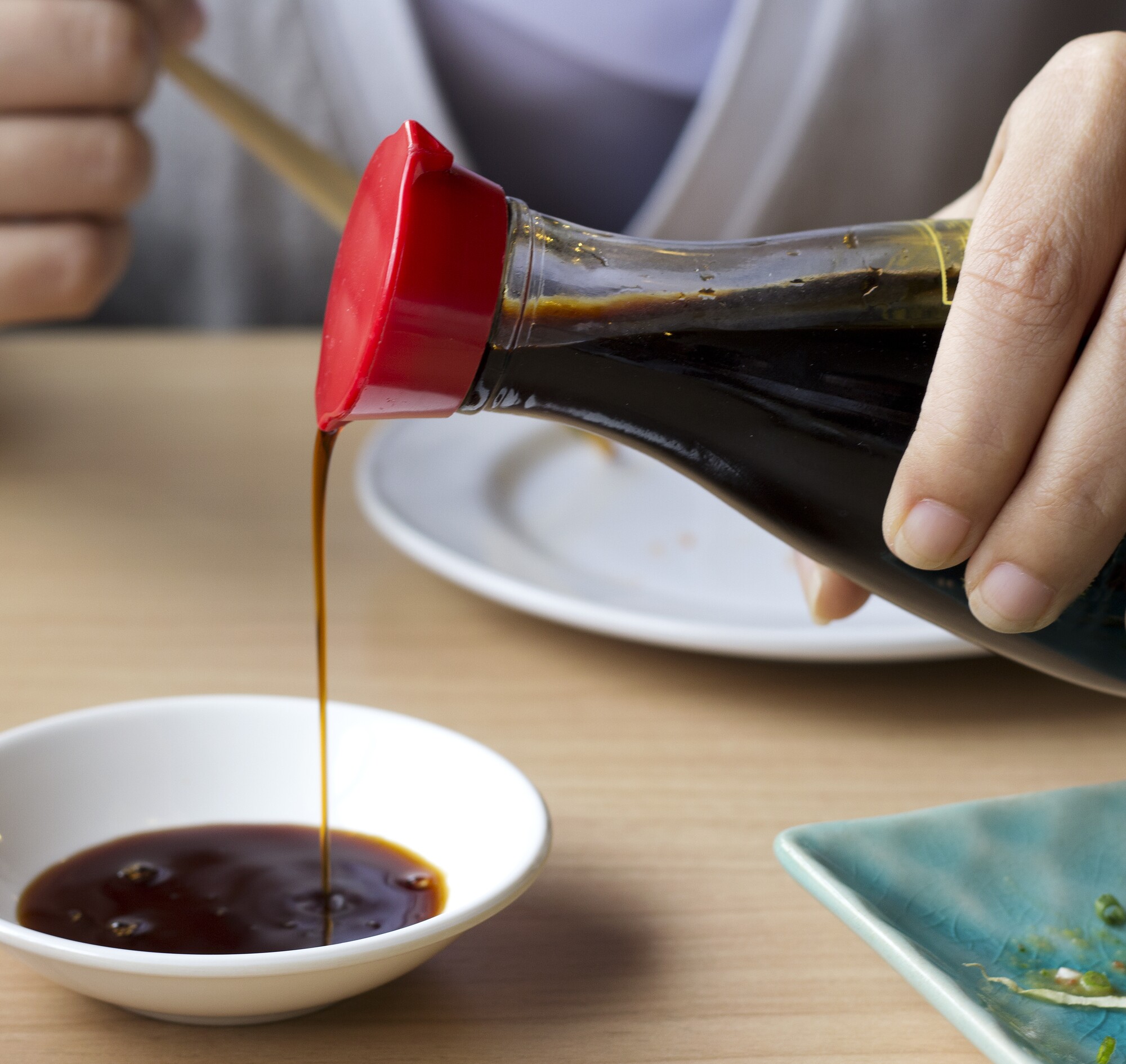 Sushi-liefhebbers! Er zit een verborgen functie op het flesje sojasaus
