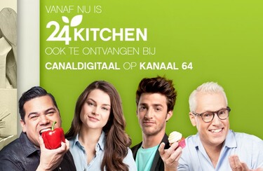 24Kitchen ook te ontvangen via CanalDigitaal