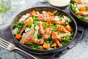 Winterse caesar met boerenkool