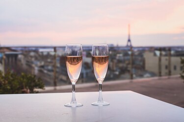 borrel parijs met eiffeltoren