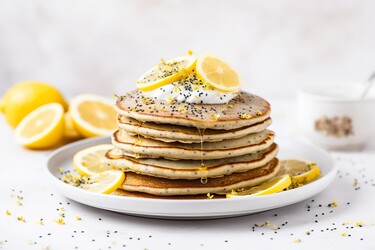 lemon poppyseed pancakes