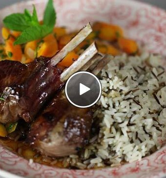 Lamsrack in gembersaus