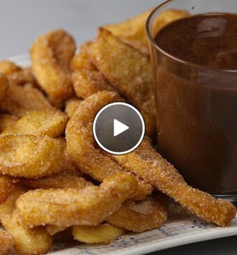 Churros met chocosaus