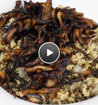 Mudardara met chankliche salade