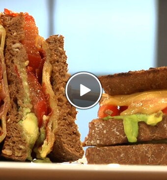 Gegrilde clubsandwich