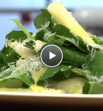 Waterkers-peersalade