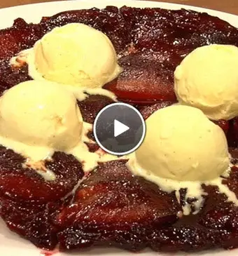 Pruimen tarte tatin