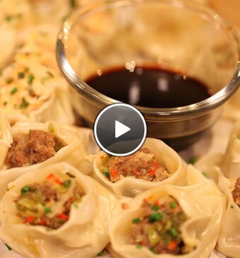 Dim Sum met vis en vlees