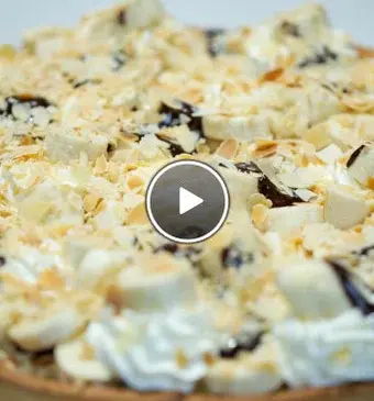 Bananensplitvlaai
