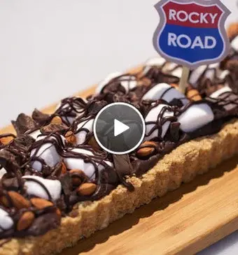 Rocky road taart