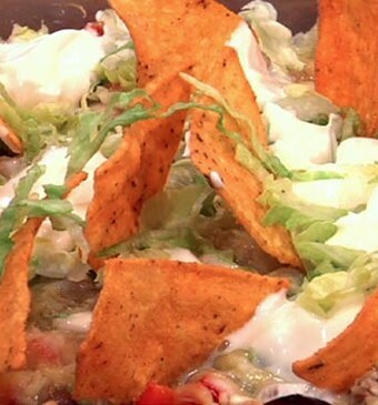 Bruine bonen nacho's