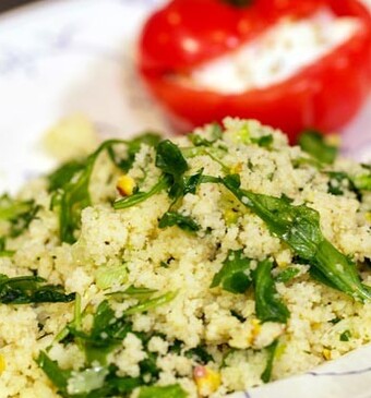 Gevulde tomaten met Siciliaanse couscous