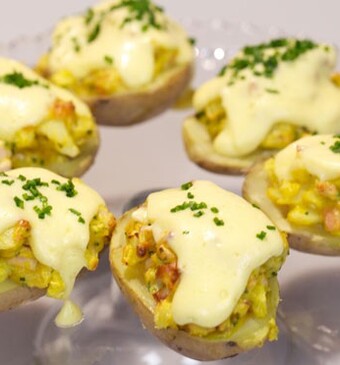 Kipkerrie-aardappelgebakjes