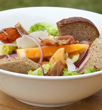 Knapperige meloensalade