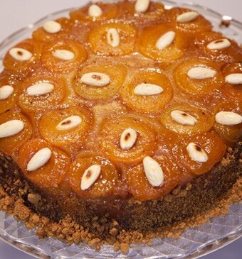 Abrikozen-upside-downcake
