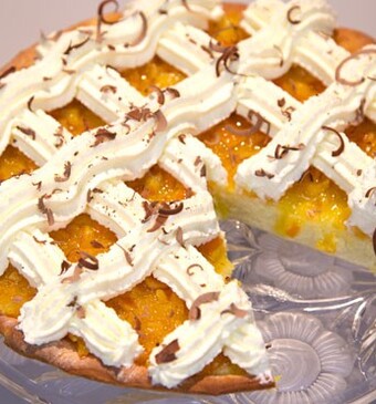 Sinaasappel-rijstevlaai