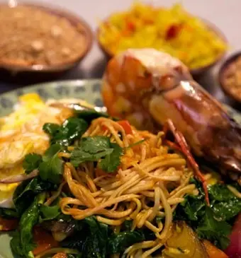 Bami goreng gamba