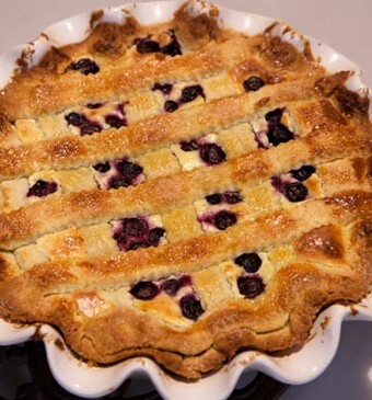 Blueberry pie (blauwe bessentaart)