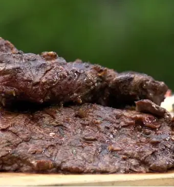 Bavette met uienchutney