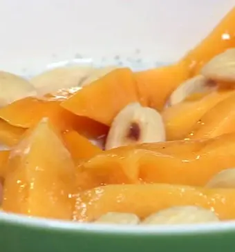 Mango-ontbijt met chiazaad