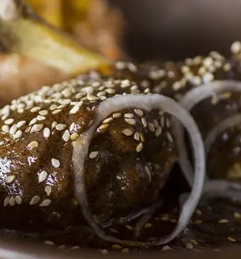 Kip in chocoladesaus