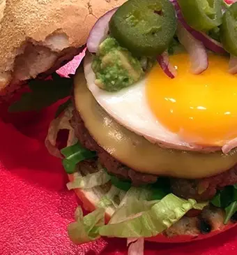 Impressive hamburger