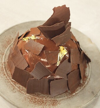 Pompoencake met Chai botercrème en melkchocolade