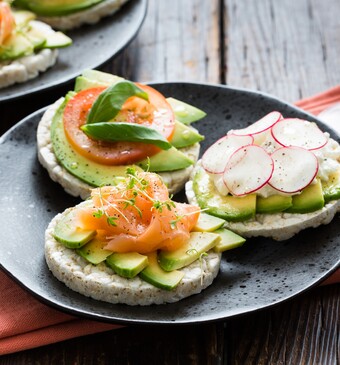 Rijstwafels met zeezout 