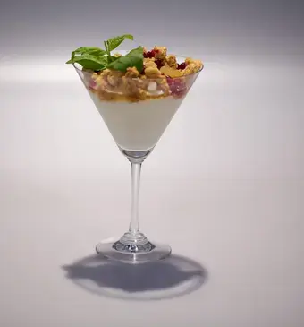 Citruscrumble met crème van citroen