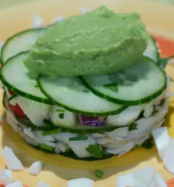 Klipvistaartje met avocado