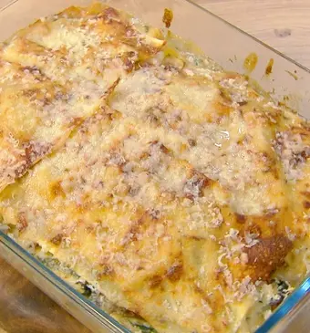 Lasagne met paddenstoelen