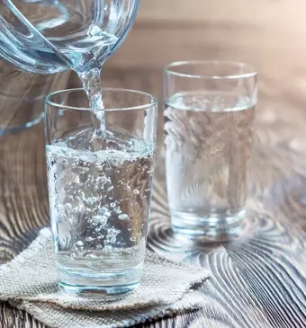 glas water