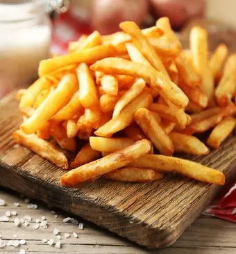 Frietjes opwarmen
