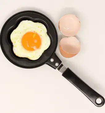 Fouten bij het bakken van eieren