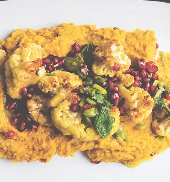 veganistische recepten: geroosterde bloemkool