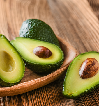 Bizarre gerechten avocado