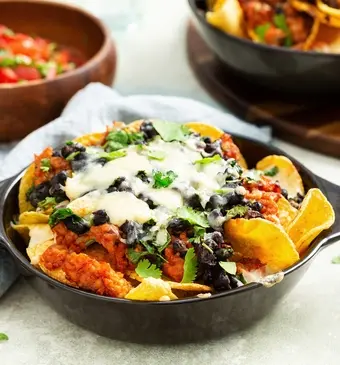 Loaded nacho’s met kip